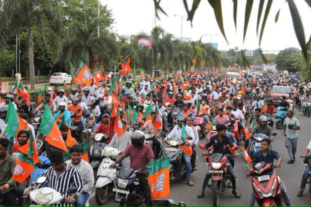 BJP Bike rally