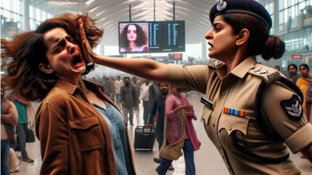 Chandigarh Airport Kangana Ranaut Slapped