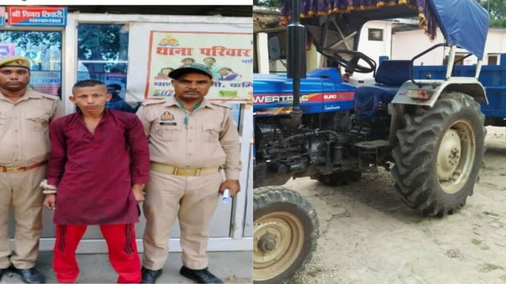 kanpur-operation-trinetra-gujaini-police-success-tractor-trolley-recovered
