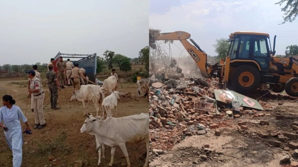 mandla-beef-case-bulldozer-action-minister-parmar-owaisi