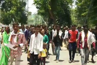 bhil-society-youths-protest-rajsamand-collectorate-demand-action-fir-arrest