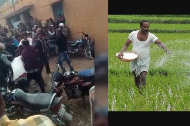 mp-news-guna-farmers-struggle-for-fertilizer-collector-claims-sufficient-urea