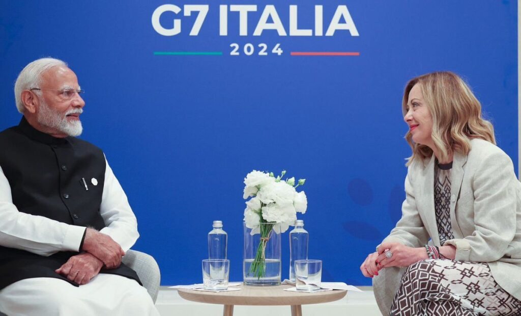 pm-modi-giorgia-meloni-meeting-informal-approach