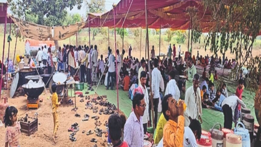 Grand bhandara and puja on Karnaprayag Shani Jayanti