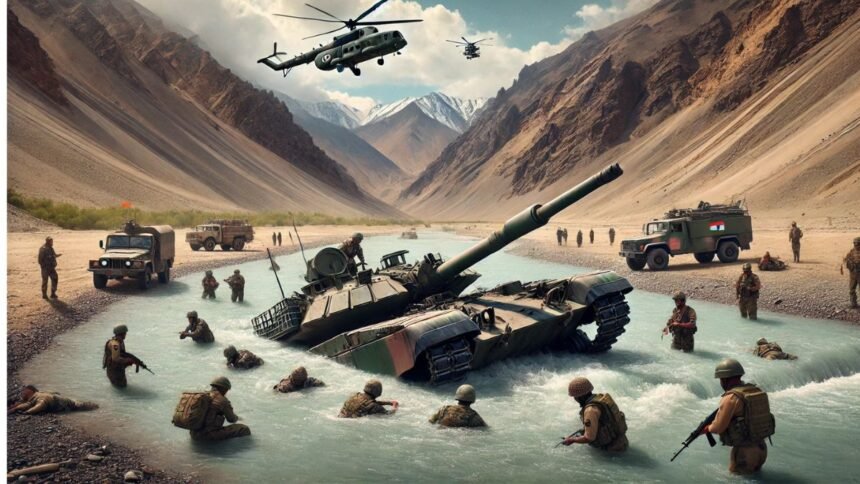 Ladakh News in Hindi: लद्दाख में टैंक अभ्यास हादसा - जलस्तर बढ़ने से जवानों के लापता होने की आशंका 1 ladakh-tank-abhyas-hadsa-jalstar-jawan-lapta-ashanka