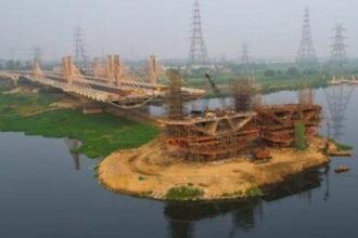 Barapullah Flyover 3 delhi noida news work in progress