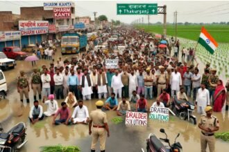 _Bihar News ठाकुरगंज में जलजमाव से परेशान (1)