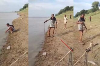 Fatehpur जेल से छूटे कुख्यात डकैत गंगा प्रसाद का वीडियो वायरल जिंदा सांप खाते देखा गया