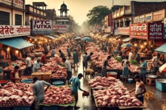 Jharkhand News हजारीबाग में फुटका का उछाल देशी मटन