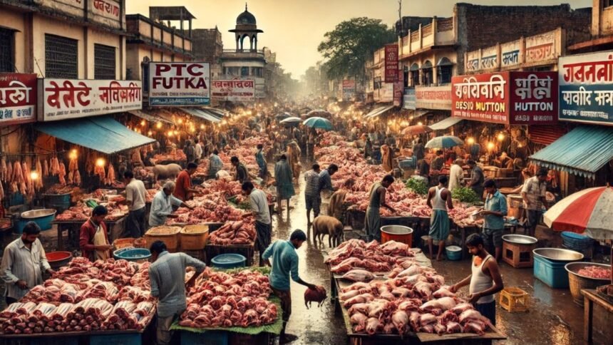 Jharkhand News हजारीबाग में फुटका का उछाल देशी मटन