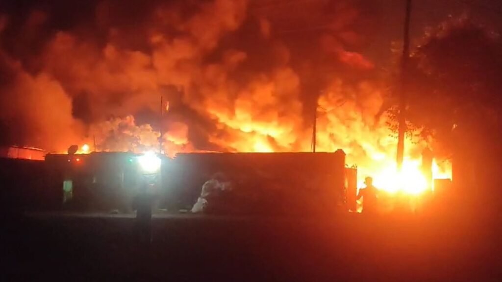 chandauli-industrial-area-fire