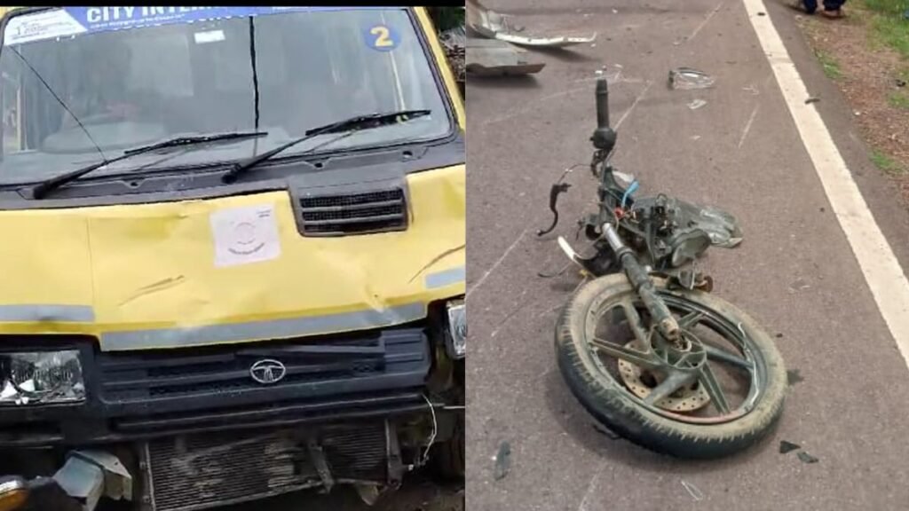 school-bus-accident-ghanshyampur-bazar-bike-collision