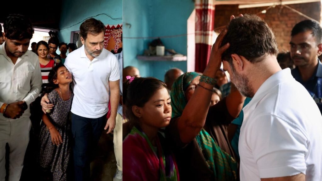 Hathras Tragedy: Rahul Gandhi met with the affected families