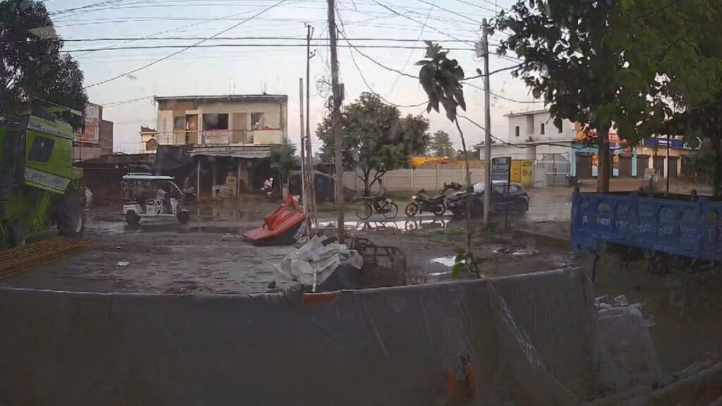 Deoria News: Horrific Road Accident Captured on CCTV, Car Driver Flees