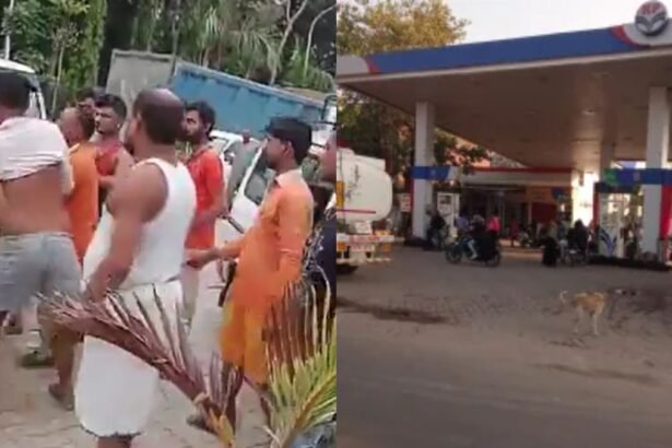 lucknow-iim-road-petrol-pump-gundagardi-youth-attacked