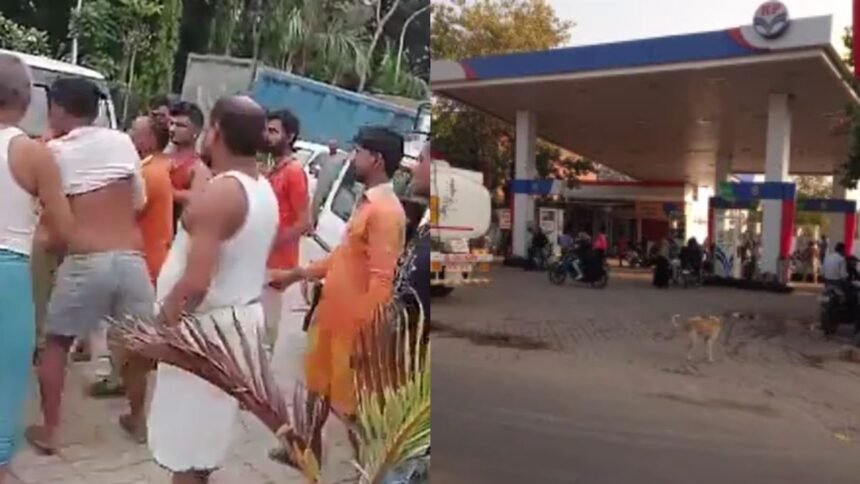 lucknow-iim-road-petrol-pump-gundagardi-youth-attacked