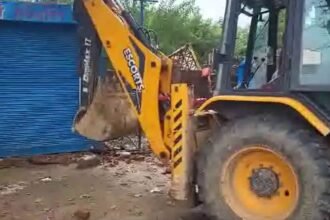 sitapur-encroachment-demolition-rainwater-issue