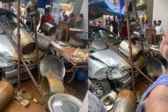 kanpur-car-crashes-into-food-stall-kidwai-nagar