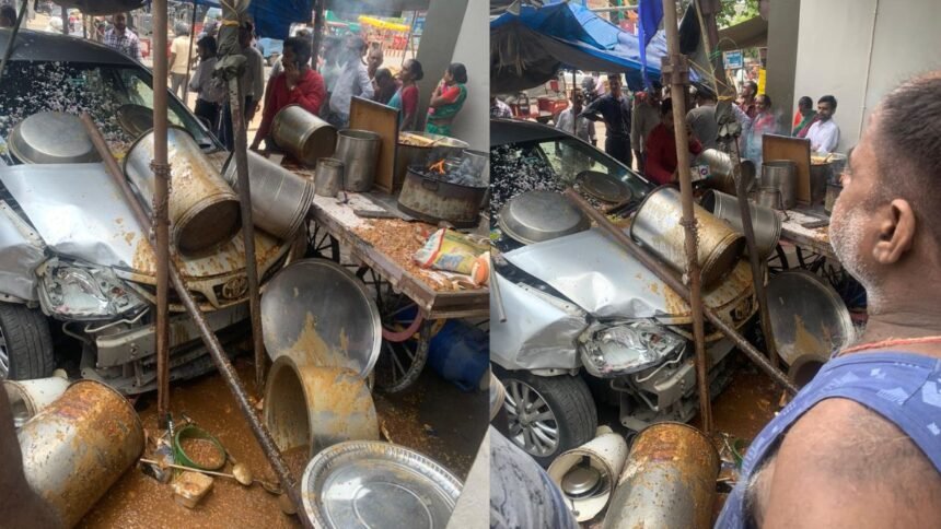 kanpur-car-crashes-into-food-stall-kidwai-nagar