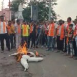 beawar-hindu-society-protests-against-rahul-gandhi-comments-effigy-burning