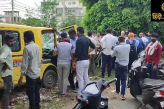 rewari-school-van-accident-bypass-8-children-injured