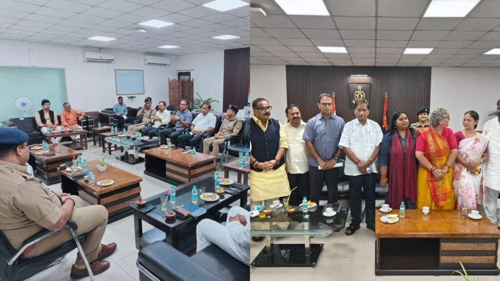 kanpur-police-commissioner-meeting-law-order-traffic-management