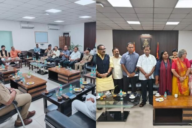 kanpur-police-commissioner-meeting-law-order-traffic-management