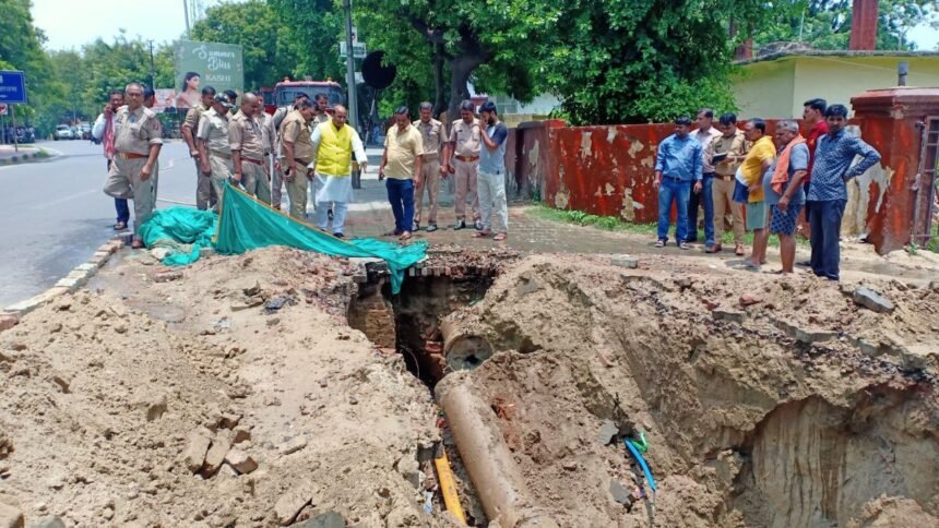 kanpur-gas-pipeline-breakage-mla-suresh-maithani-immediate-action