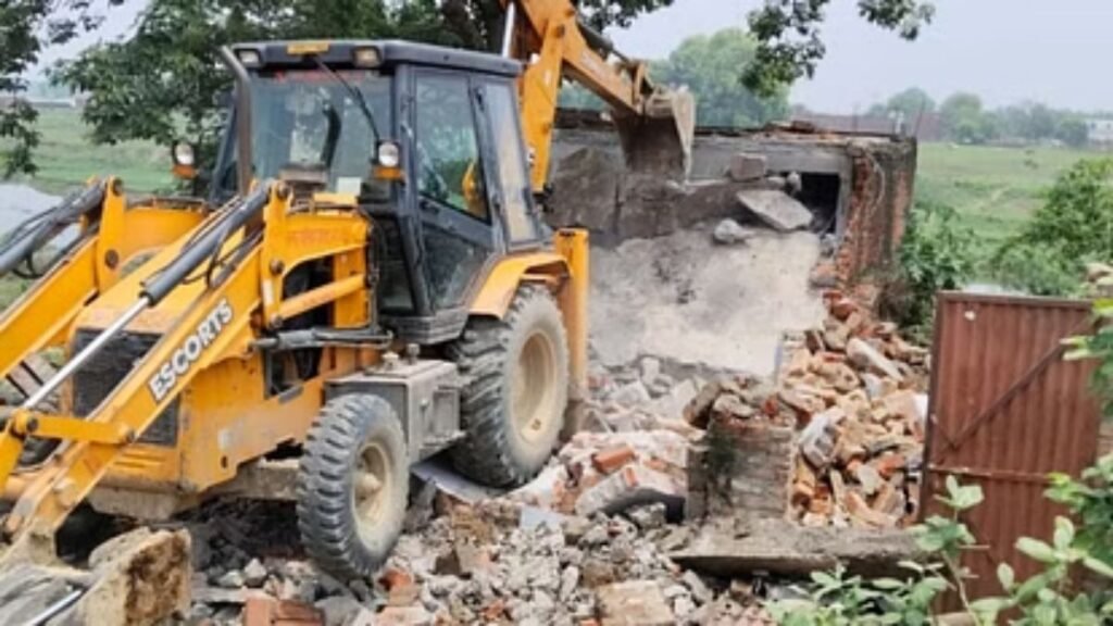 tamsa-river-bulldozer-action-illegal-constructions-demolished