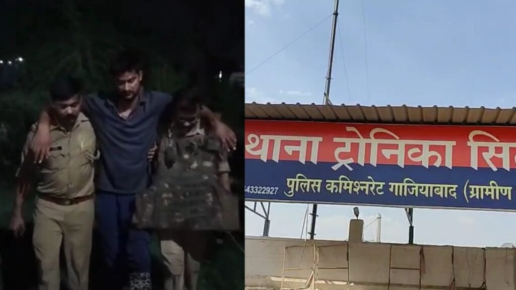 Ghaziabad-Police-encounter-in-Tronica-City-ntorious-criminal-Harveer-arrested