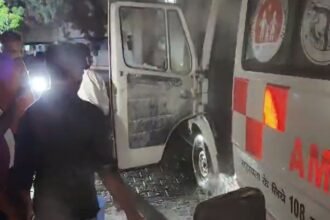 lohiyahospital-ambulance-fire
