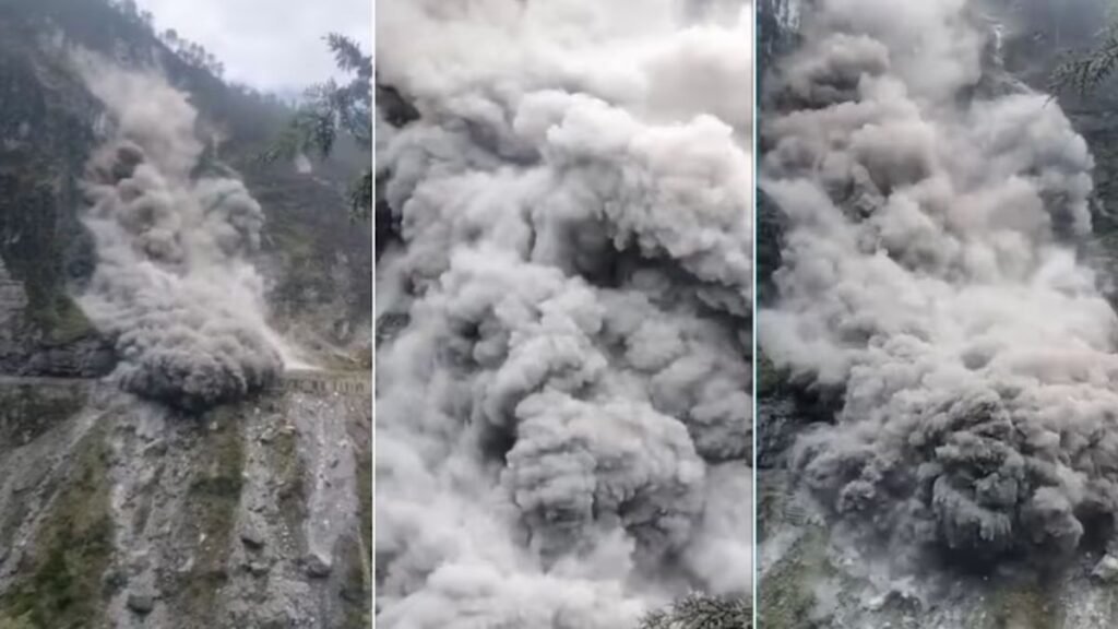 Landslide hits Uttarakhand tunnel on Badrinath National Highway Watch video