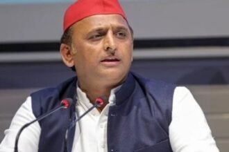 Akhilesh Yadav outraged over making vendors display their names on stalls in Muzaffarnagar.
