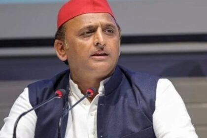 Akhilesh Yadav outraged over making vendors display their names on stalls in Muzaffarnagar.