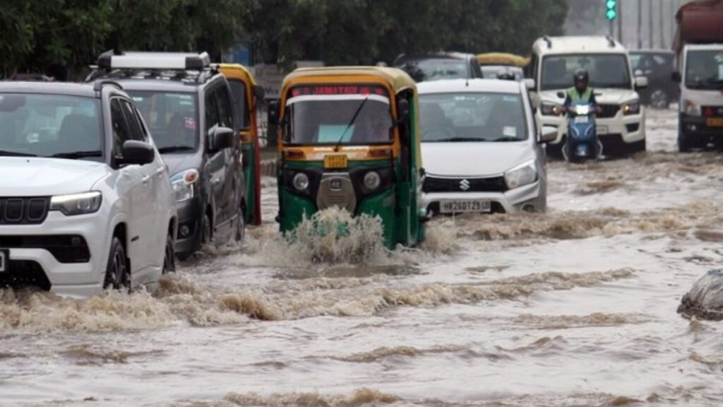 Delhi-NCR rains Heavy rains provide relief from humidity waterlogging in many areas