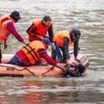 उमानाथ घाट हादसा गंगा नदी में