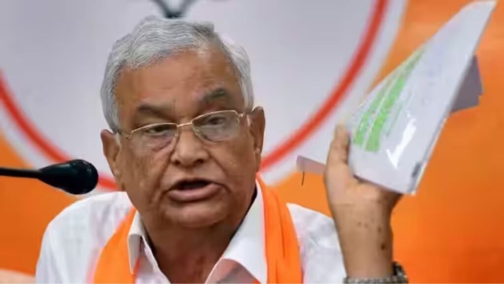 मंत्री पद से इस्तीफा देने के बाद किरोड़ी लाल मीणा ने किया कच्ची