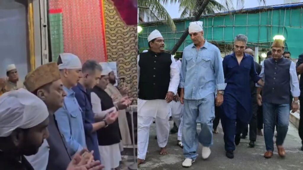 Akshay kumar at haji ali
