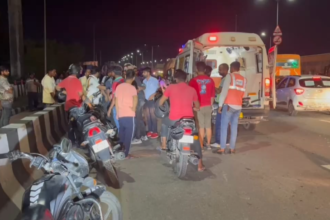 delhi-highway-accident-lal-kuan-bike-rickshaw-collision