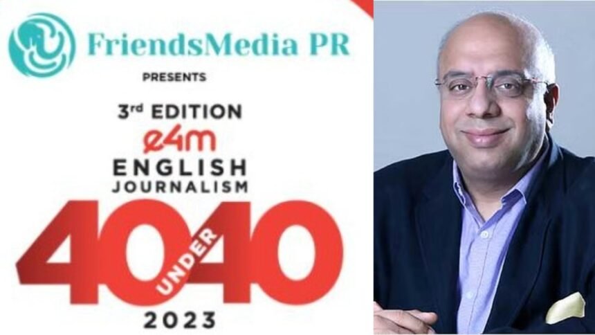 Dr Annurag Batra Hails Friends Media's Partnership with Exchange4Media '40 Under 40' Awards