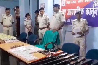 gaya-belaganj-police-raid-manikpur-village-weapons-tuskari-arrest