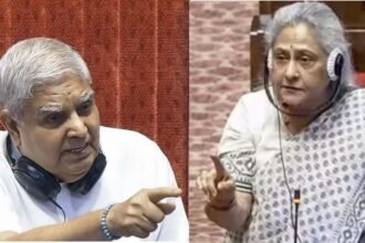 Jaya Bachchan and Jagdeep Dhankhar