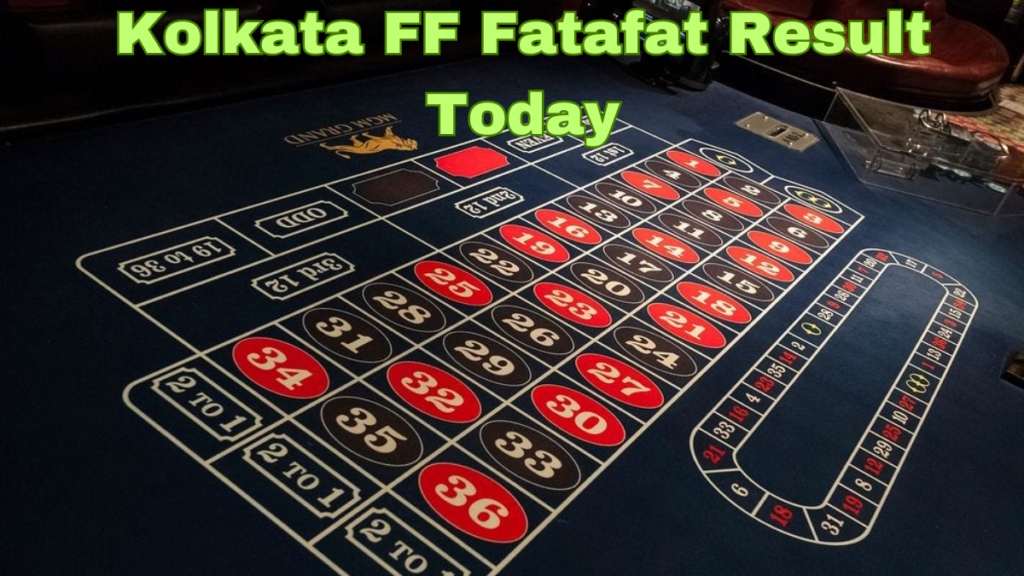 Kolkata FF Fatafat Result Today