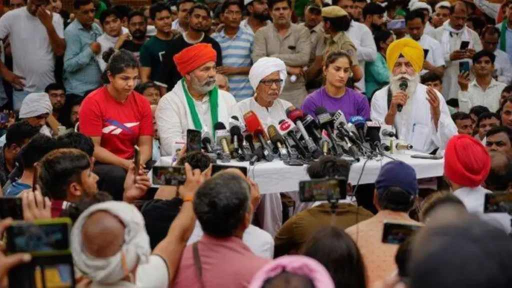 Rakesh Tikait on Vinesh phogat