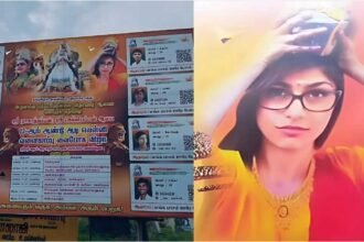 Tamil Nadu मंदिर उत्सव के Hoarding में Mia Khalifa
