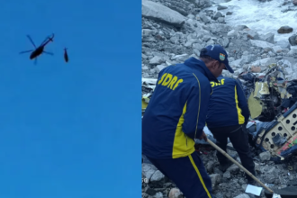 uttarakhand में -MI-17-से-गिरा-क्षतिग्रस्त-हेलीकॉप्टर-मंदाकिनी-नदी-के-पास-हुआ-हादसा.