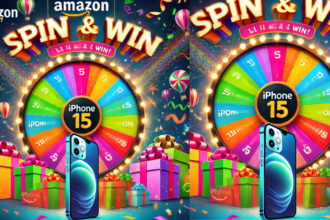 Amazon: iPhone 15 जीतने का सुनहरा मौका, स्पिन एंड विन गेम खेल कर जीते लाखो के गिफट