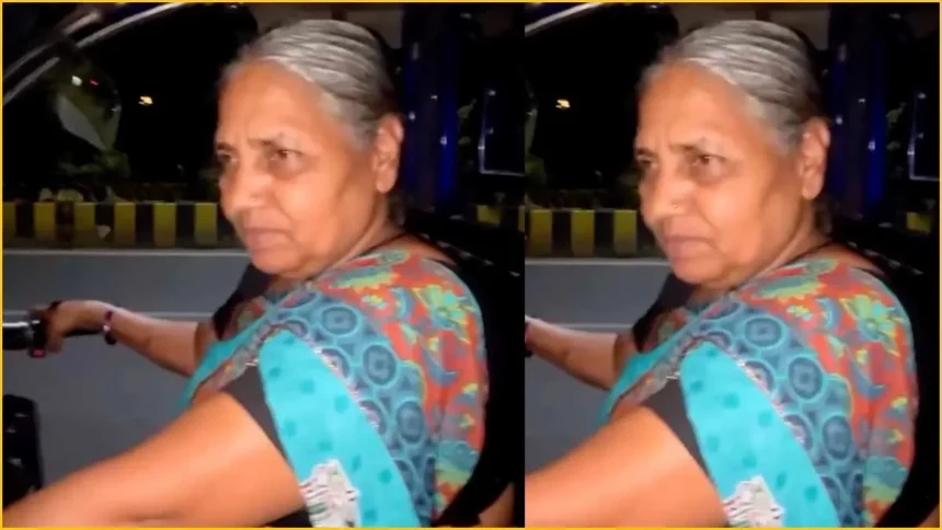 Delhi Old Woman-Driver-Video-Viral