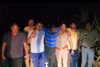 UP: चांदीनगर दोहरे हत्याकांड का 50 हजार का इनामी बदमाश मुठभेड़ में घायल