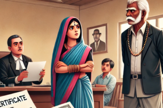 UP: बदायूं में महिला ने पति पर लगाया आरोप, फर्जी मृत्यु प्रमाण पत्र